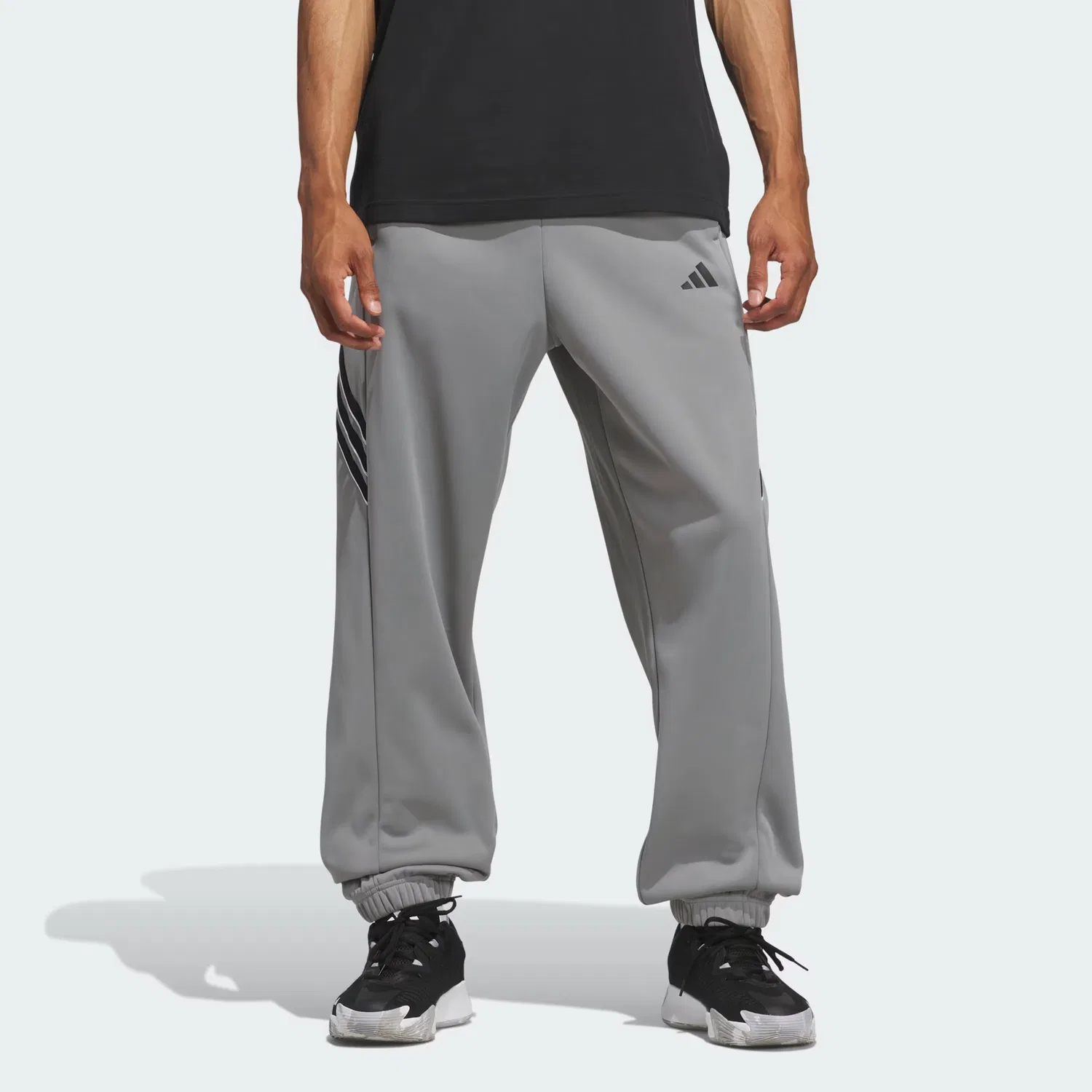 Мужские спортивные штаны из флиса Crazy Warm Fleece Pant Adidas Performance, серый