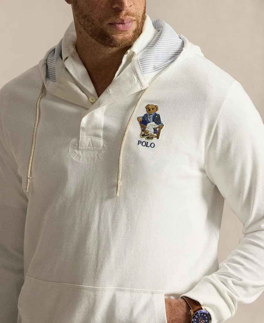 Худи из хлопка с вышивкой Polo Bear Classic Fit Polo Ralph Lauren, Newport Bear White — фото 3