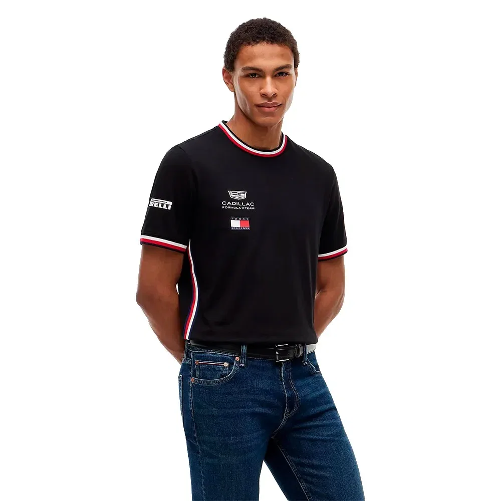 Футболка с коротким рукавом TH X CF1 Replica Tommy Hilfiger, черный