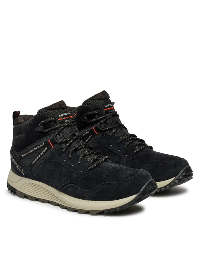 Ботильоны на шнуровке Merrell Wildwood Mid Ltr Wp J068027, черный — фото 3