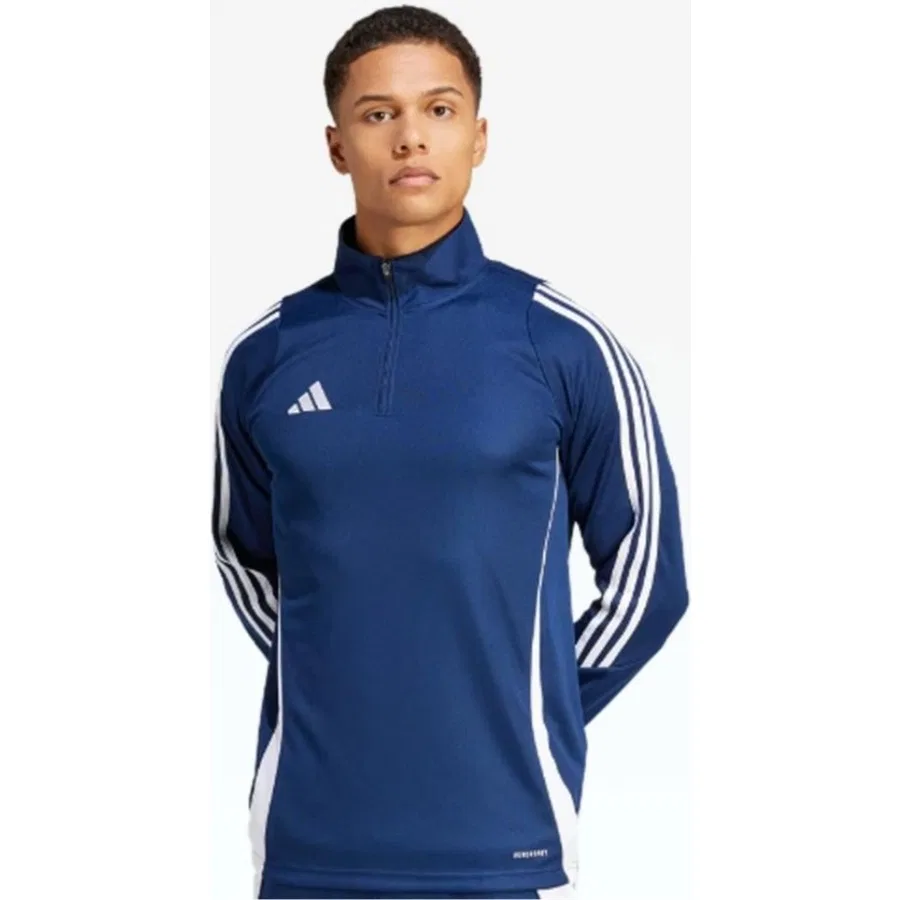 Мужской спортивный свитшот с длинным рукавом Tiro 24 Trainnig adidas, Темно-синий