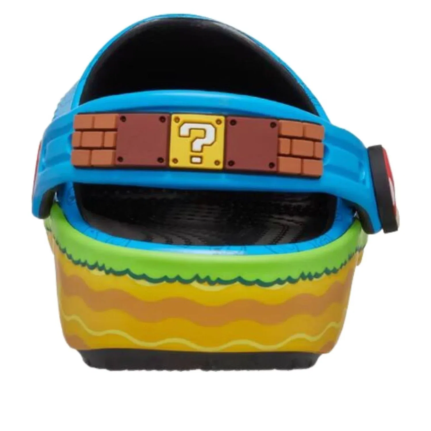 Детские сандалии с резиновым верхом Super Mario Classic Clog 'Blue Multi' Crocs, синий — фото 4