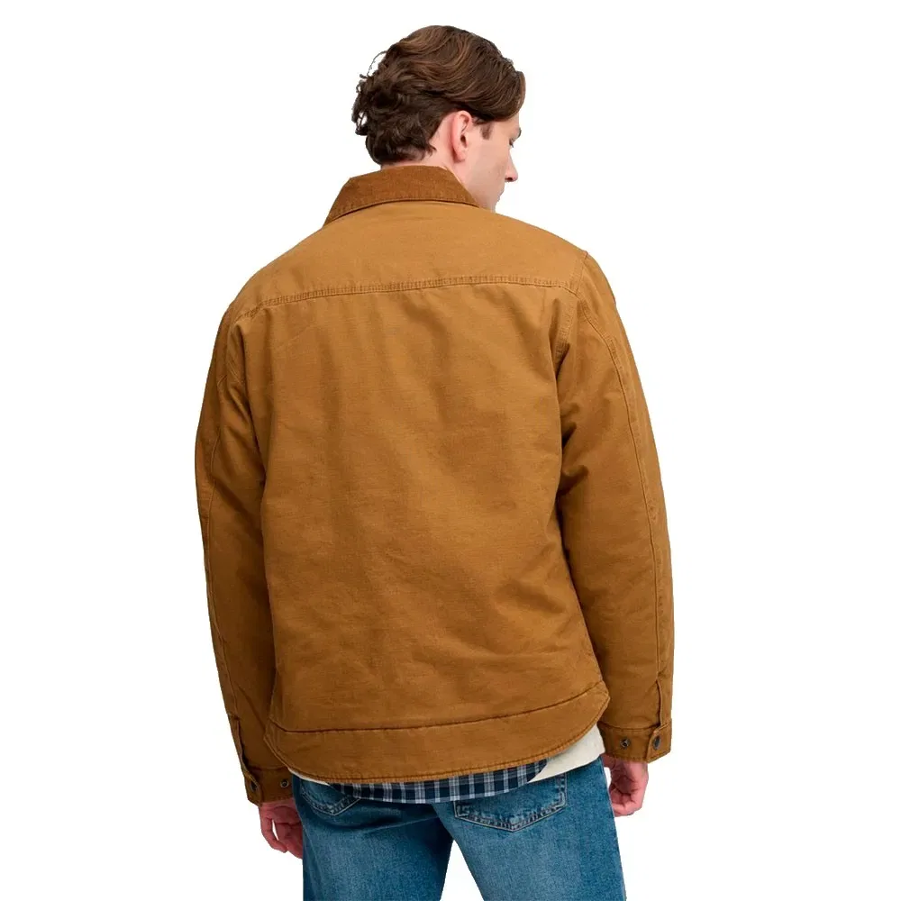 Мужская куртка с воротником-шнурком Workwear Ranch Superdry, Brown — фото 2