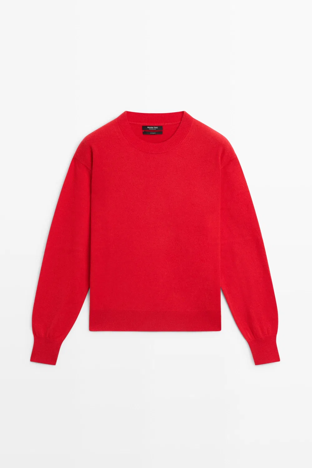 Свитер Massimo Dutti 100% Cashmere Long Sleeve, красный — фото 2