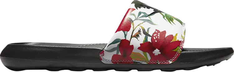 Сандалии Nike Wmns Victori One Printed Slide 'Floral - Black', черный