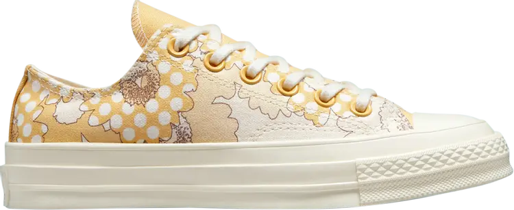 

Кроссовки Converse Wmns Chuck 70 Low Crafted Florals, желтый