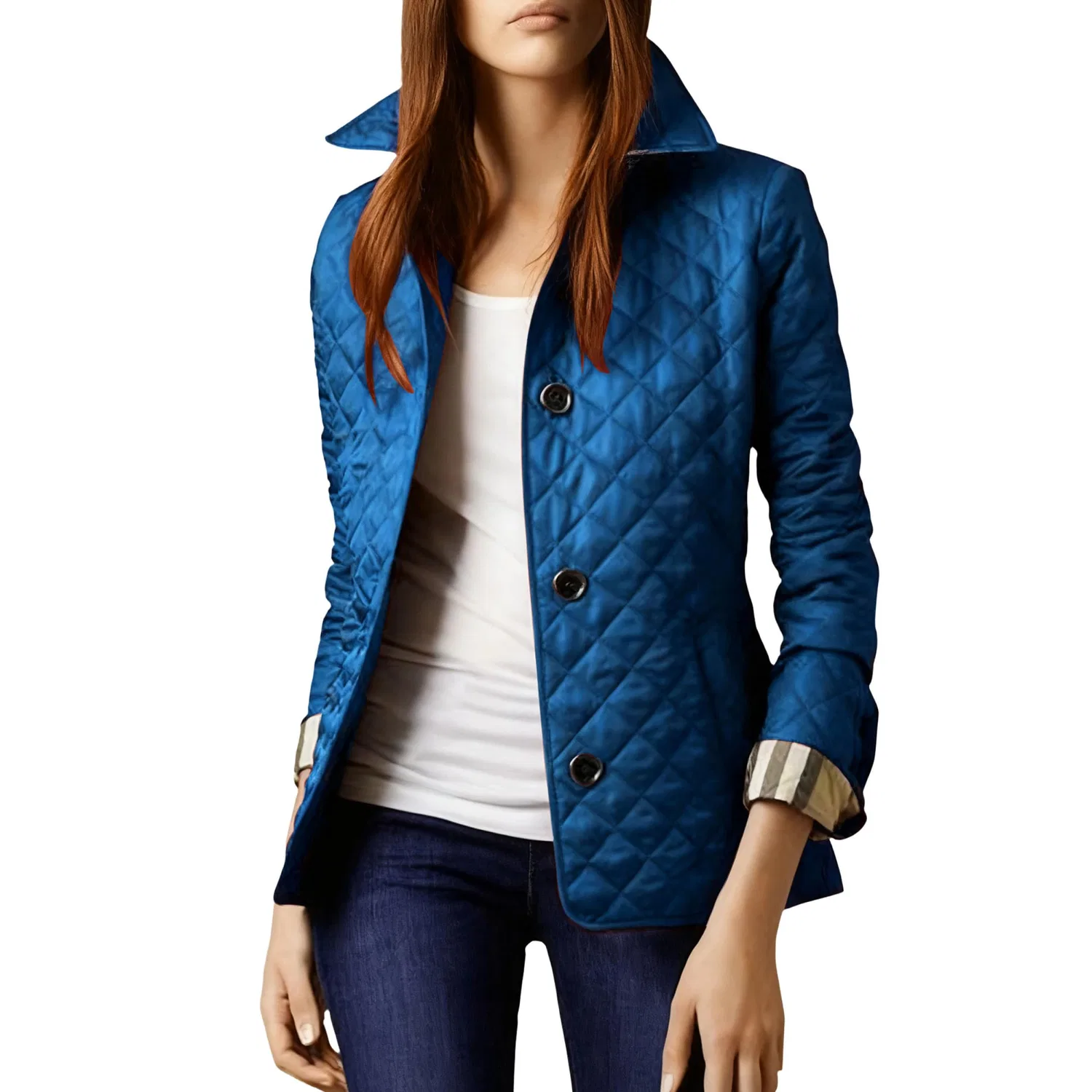 Женская куртка с длинным рукавом Diamond, Royal Blue