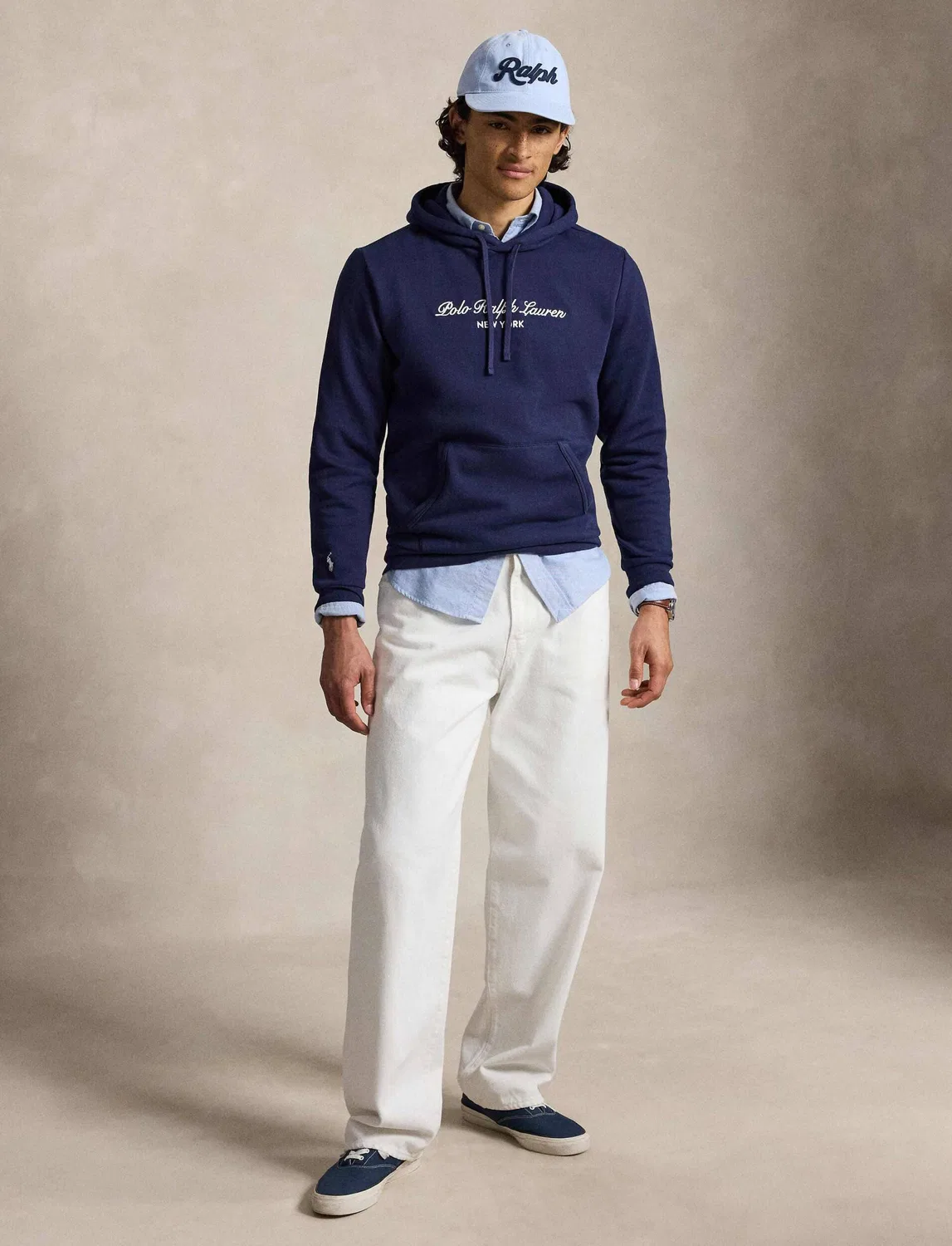 Худи Polo Ralph Lauren, темно-синий — фото 2