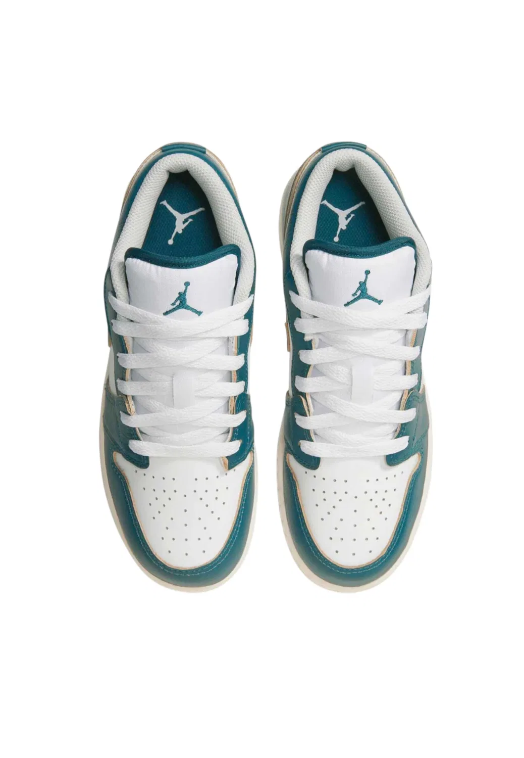 Детские кроссовки с шнуровкой AIR JORDAN 1 LOW SE BG Nike, Sturmgrau Weiss — фото 3