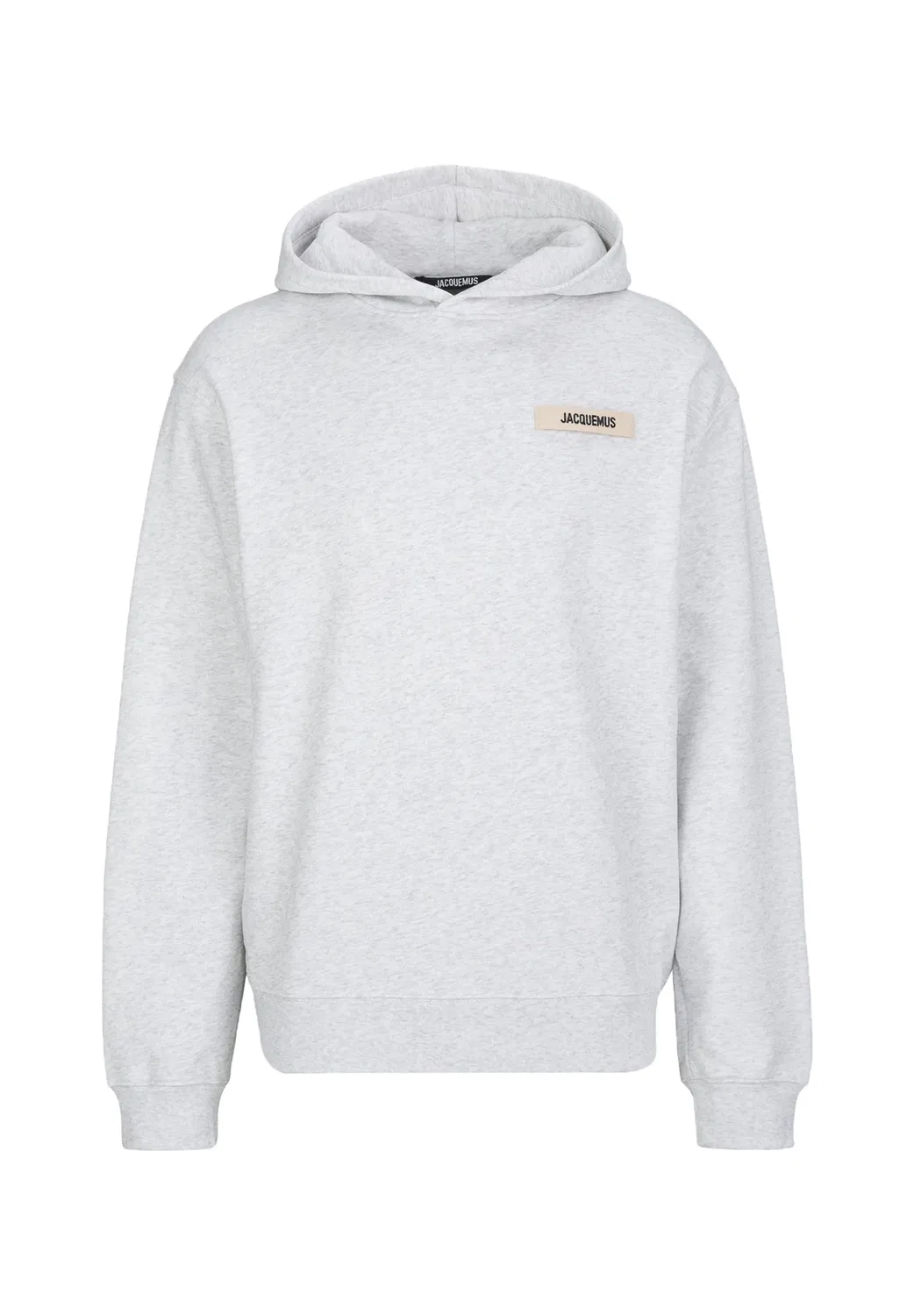 Kapuzenпуловер из крупной ткани с логотипом - толстовка с капюшоном Jacquemus, Grey