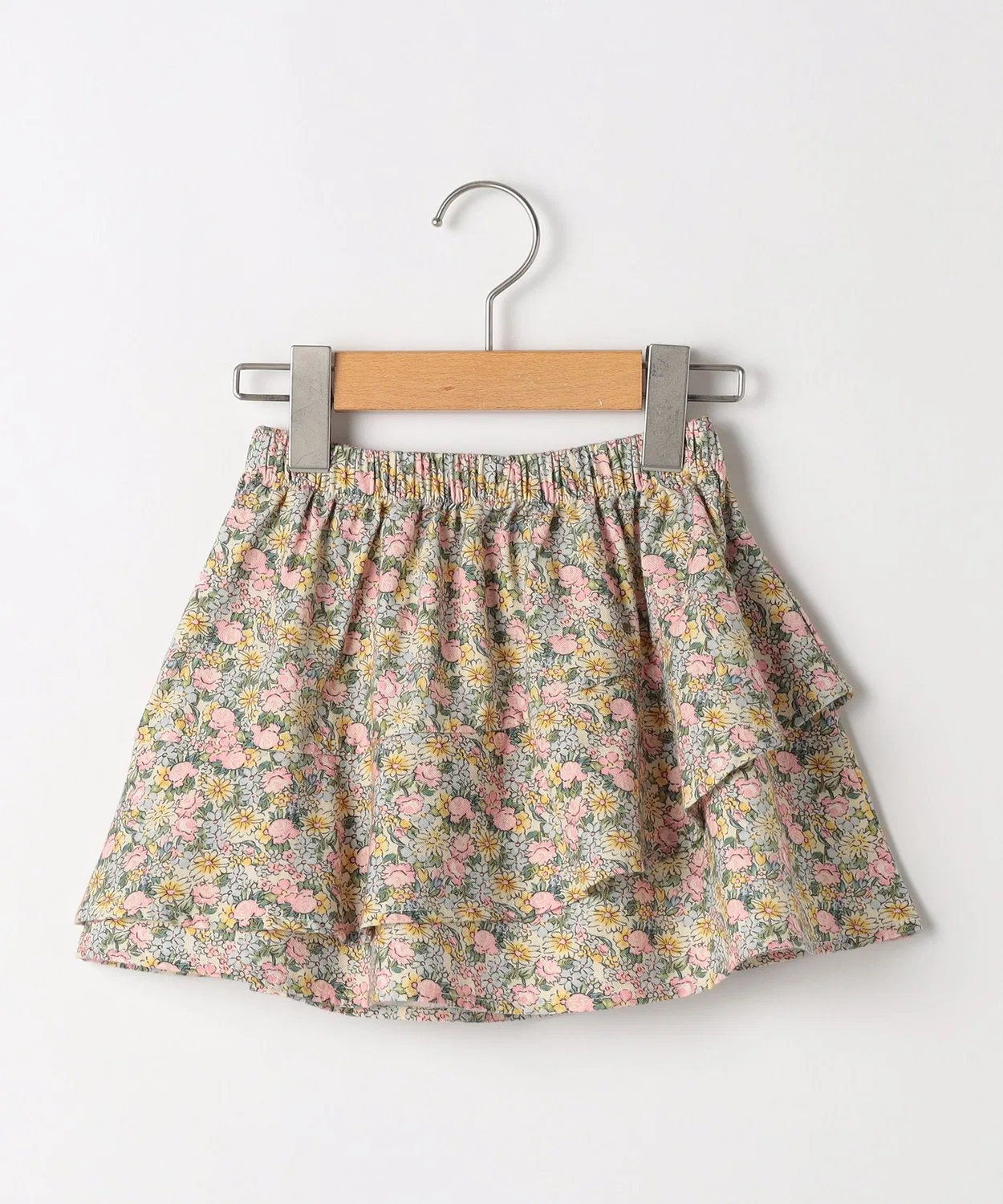 Детская юбка с цветочным принтом и рюшами Alpha Skirt The New Society, Pink