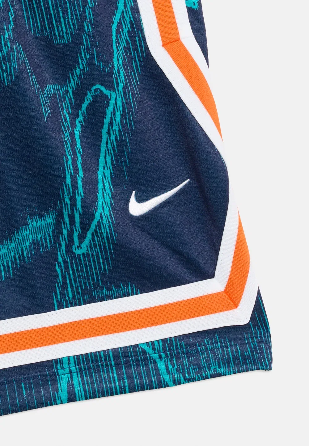 Спортивные шорты унисекс с перекрестным кроем Nike Performance, Midnight Navy/White — фото 3