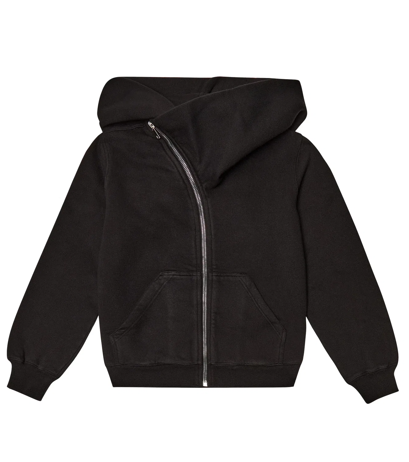 Худи хлопковое Mountain Rick Owens Kids, черный