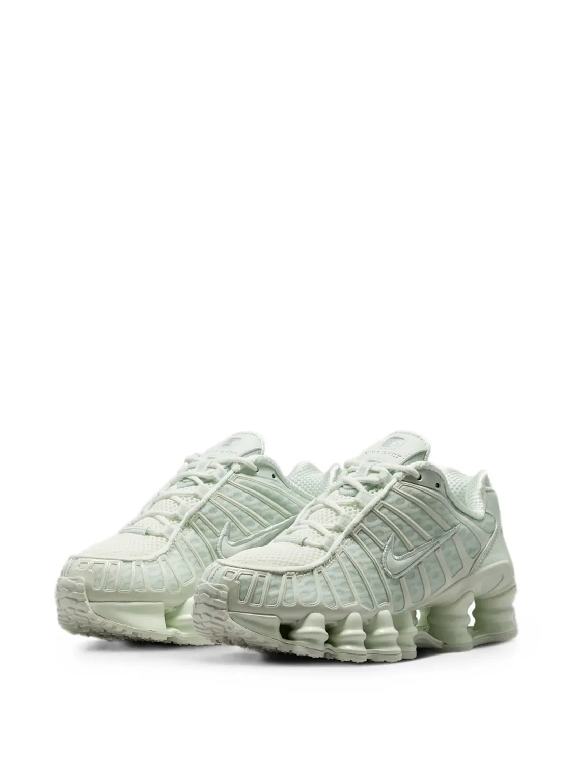 Кроссовки Shox TL Nike Kids, зеленый — фото 2