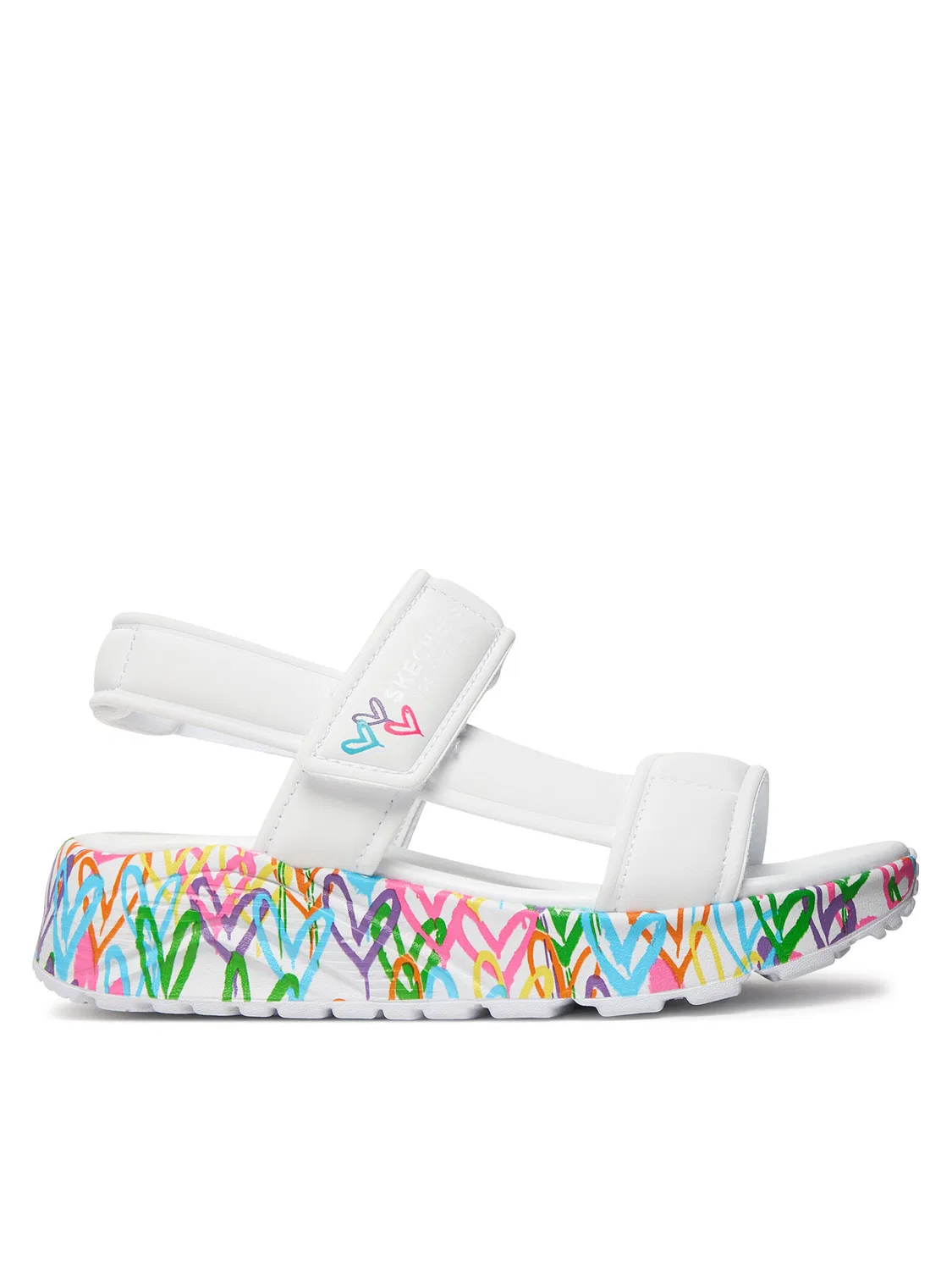 Сандалии для девочки Uno Lite Sandal Sunny Love Skechers, белый