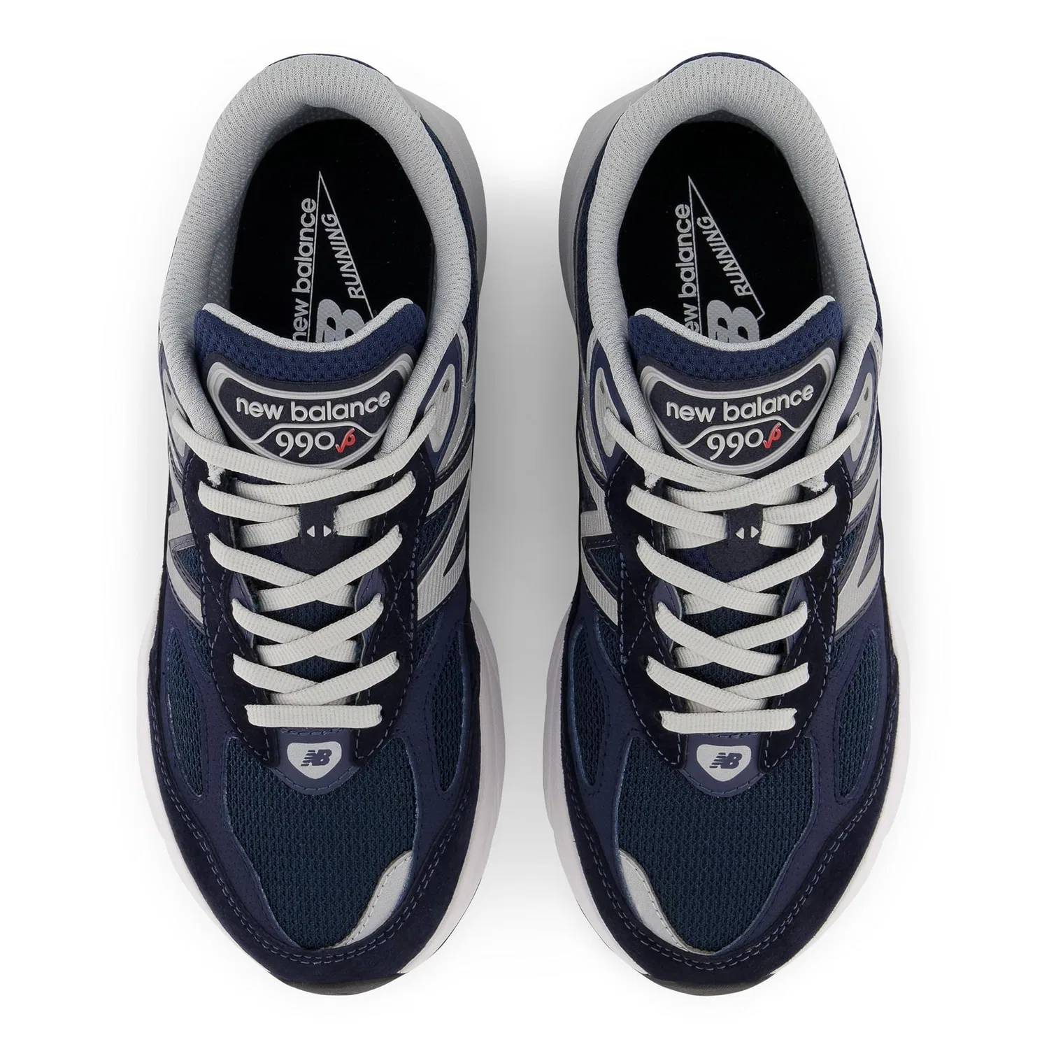 Детские кроссовки для мальчиков с закрытой шнуровкой 990 New Balance, Blu — фото 2