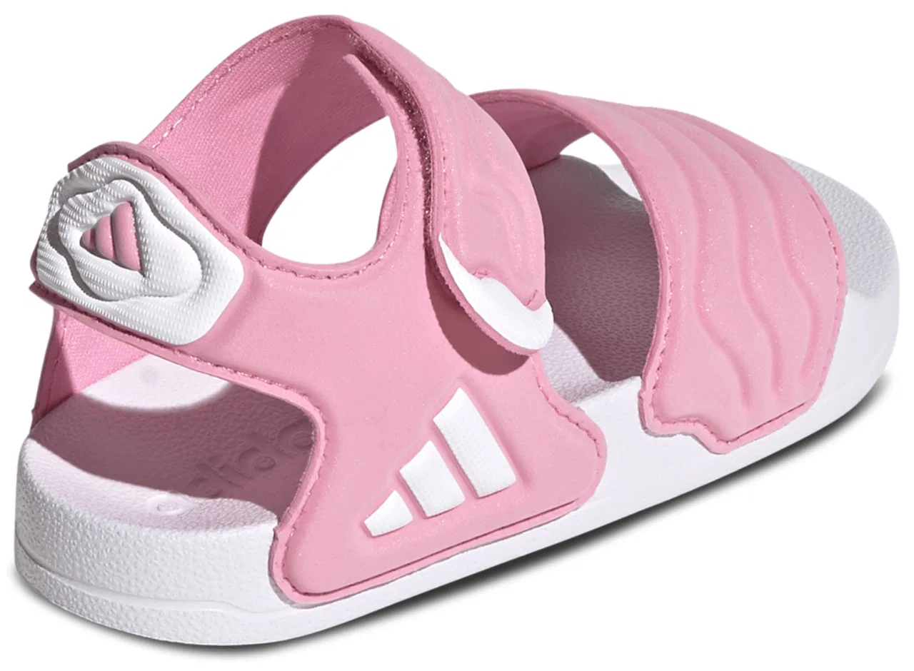 Детские сандалии Adilette 2 Adidas, цвет Bliss Pink/Ftwr White/Bliss Pink — фото 3