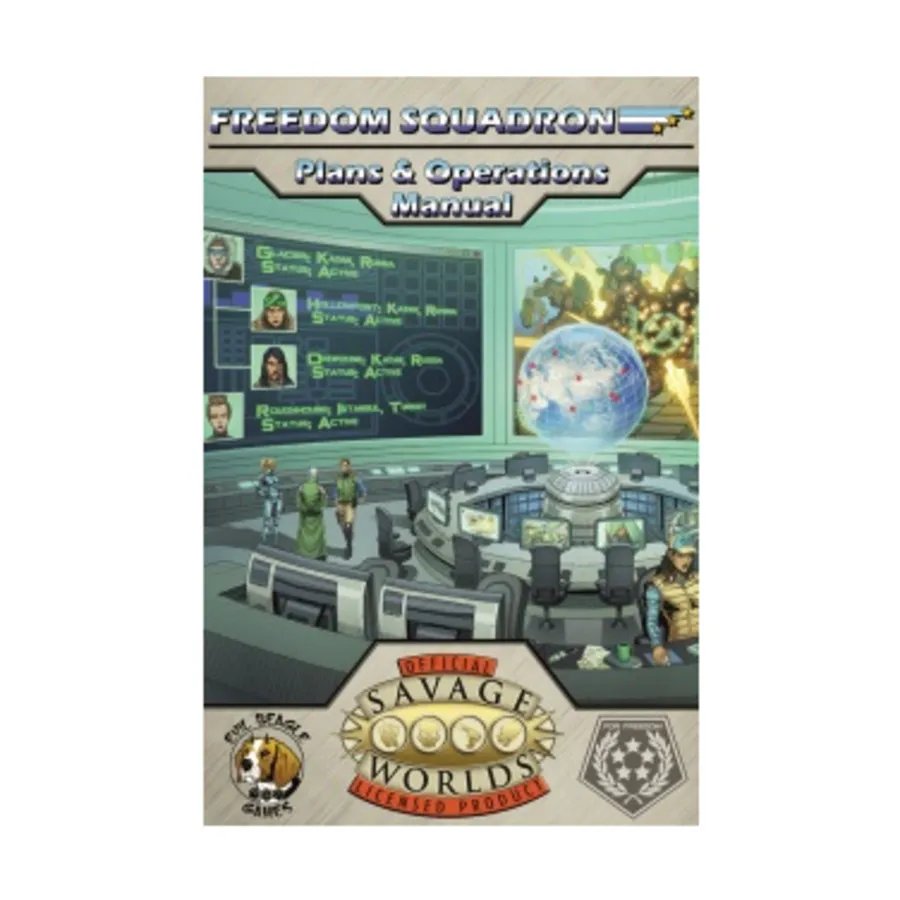 

Freedom Squadron - Plans & Operations Manual (POD, Standard Color), Freedom Squadron (Savage Worlds), мягкая обложка