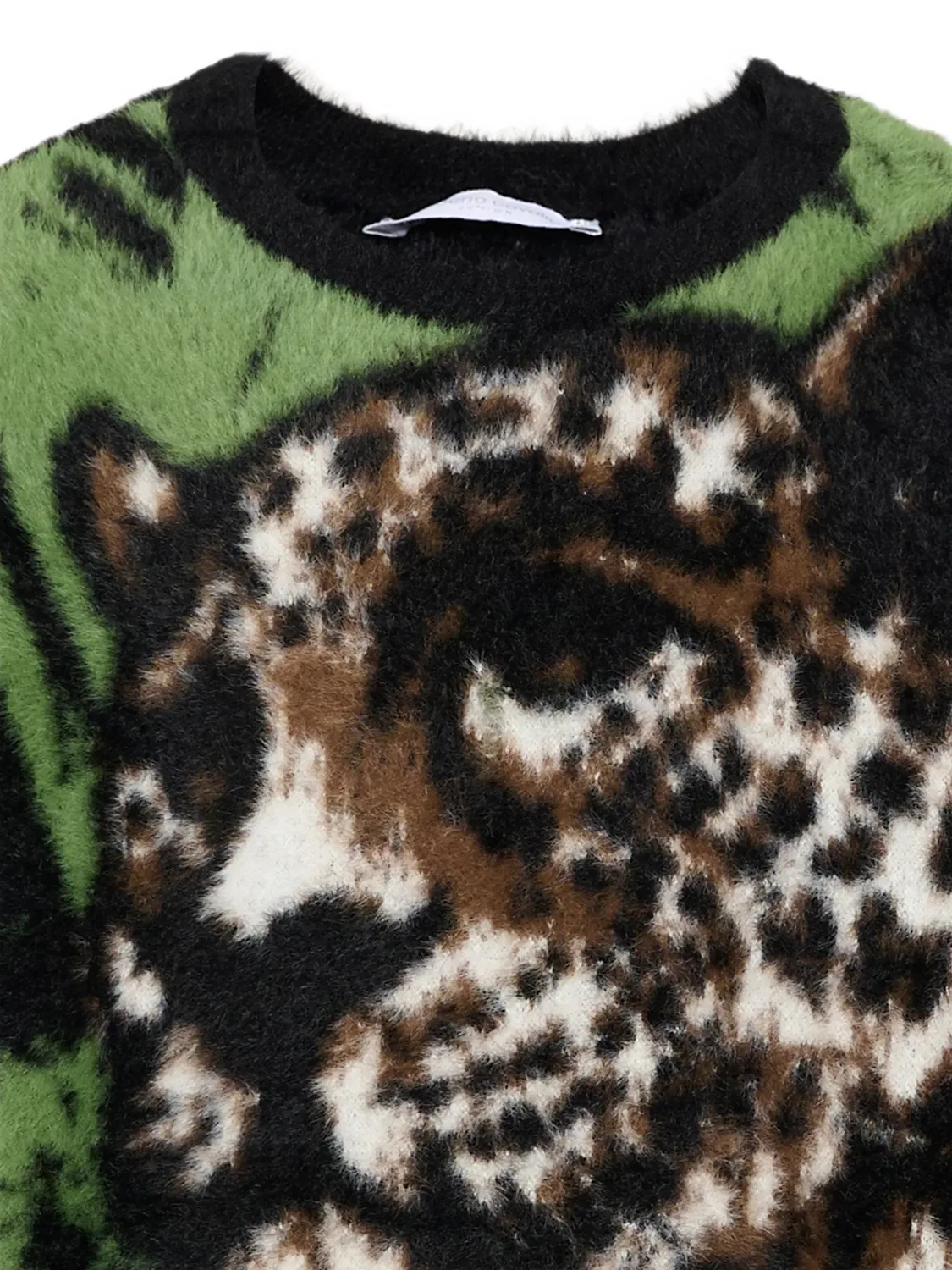 Свитер вязки интарсия Roberto Cavalli Junior, черный — фото 3