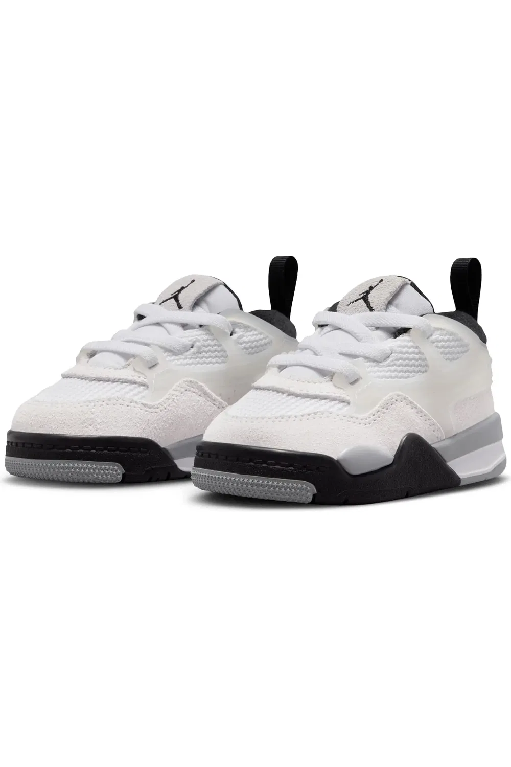 Детские кроссовки на шнуровке Air Jordan 4 RM Jordan, White/Black/Infrared/Grey