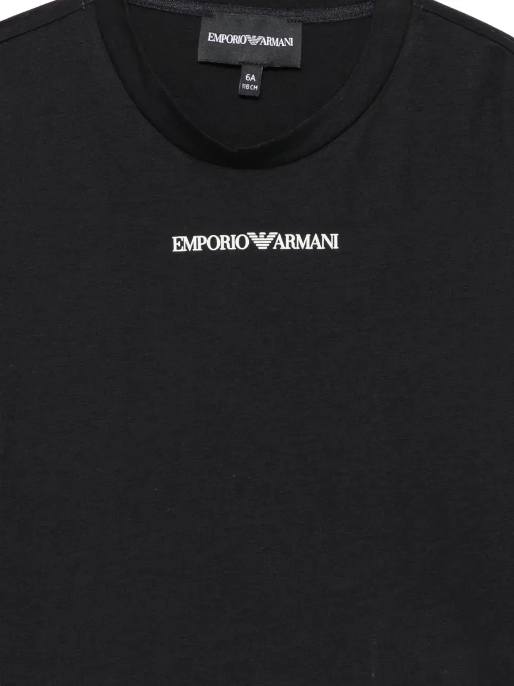 Футболка с длинным рукавом и логотипом Emporio Armani Kids, синий — фото 3