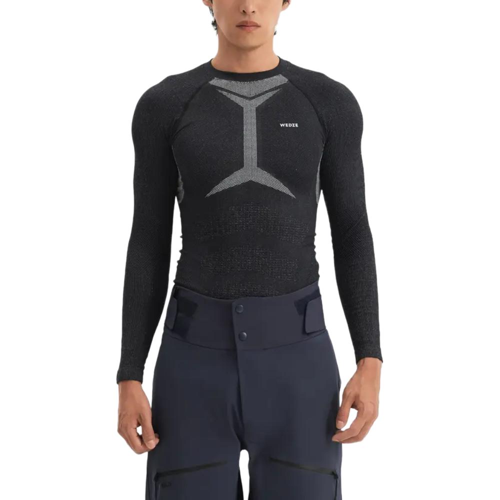 

WEDZE Майка мужская Дымчато-черная/Снежная DECATHLON
