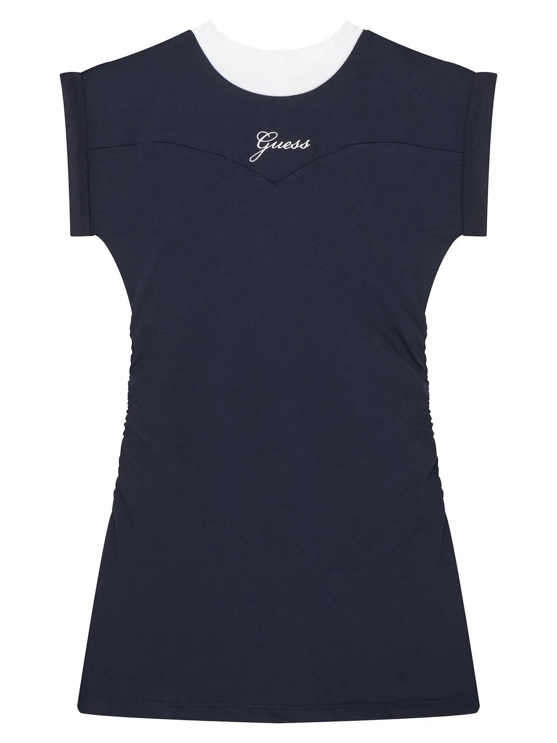 Повседневное платье стандартного кроя для девочки Guess, темно-синий