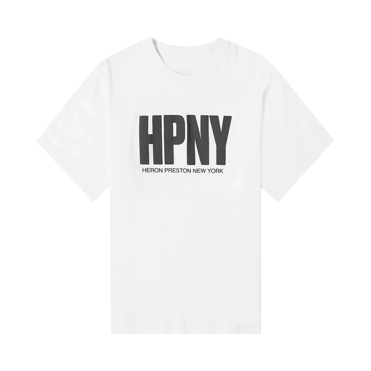 

Футболка Heron Preston Logo Print T-Shirt 'White', белый
