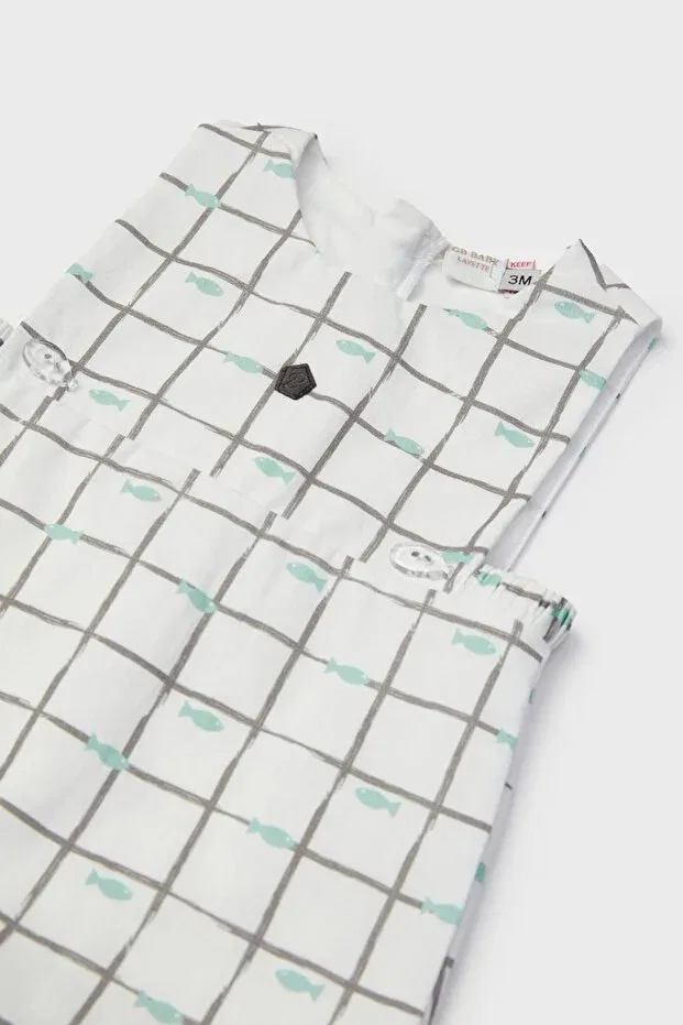 Детский комбинезон для мальчиков с принтом Layette, Patterned — фото 3