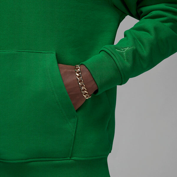 Толстовка Air Jordan Wordmark Fleece Hoodie 'Pine Green', зеленый — фото 3