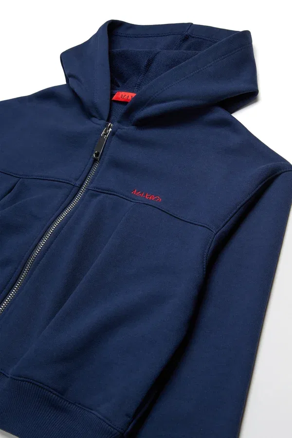 Толстовка с капюшоном, хлопок, unisex, Max&Co., Mood Indigo, индиго — фото 3
