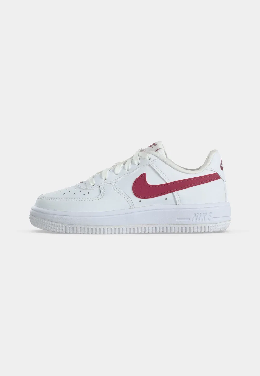 Кроссовки Force 1 Lace унисекс Nike Sportswear, White/Pink Smoke — фото 2