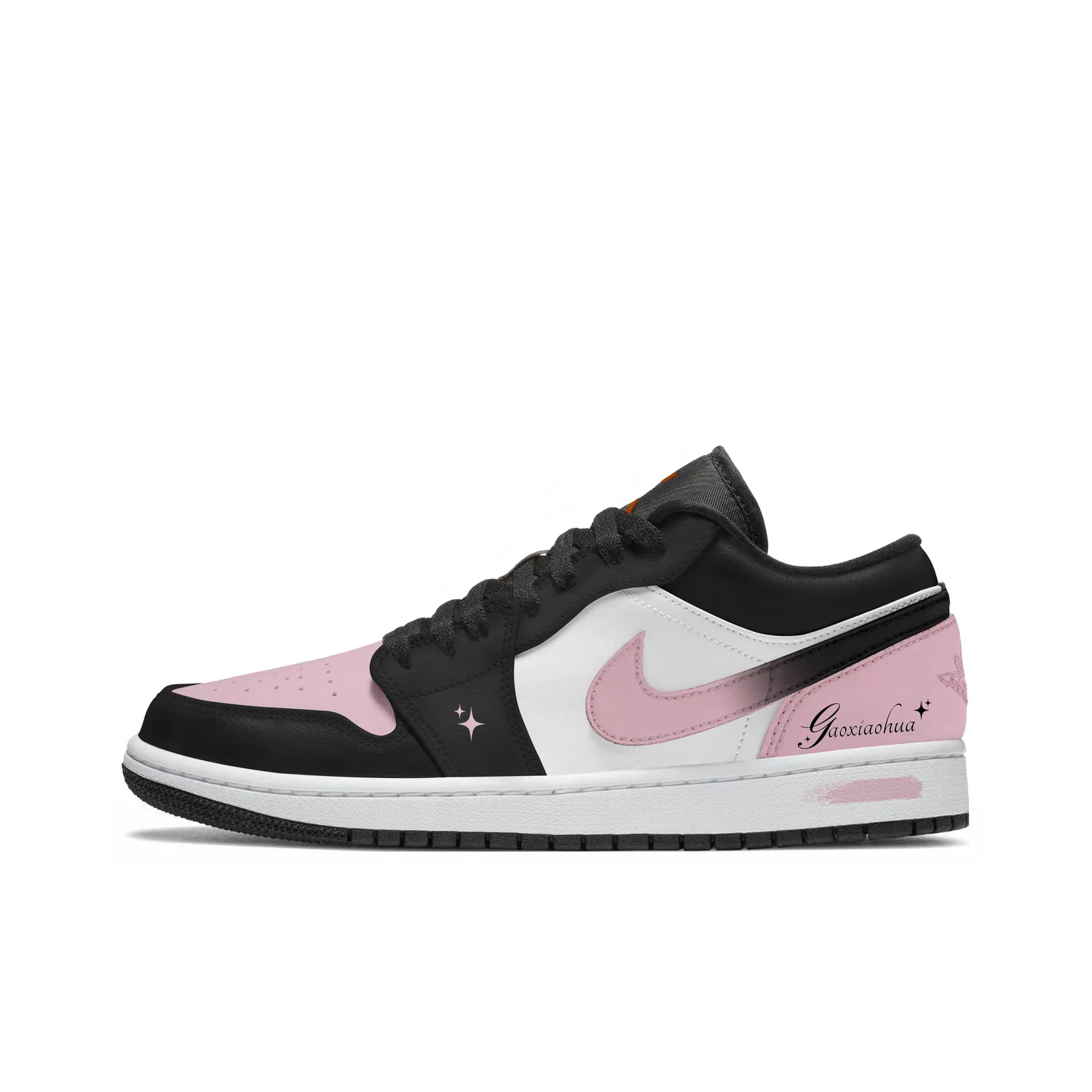 Винтажные баскетбольные кроссовки Air Jordan 1 Pink Ink