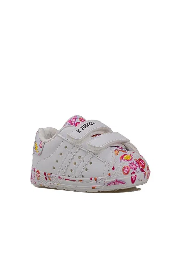 Детские кроссовки для девочек из искусственной кожи Fuchsia hero first step baby sneaker Trend Adımlar, Fuchsia — фото 2