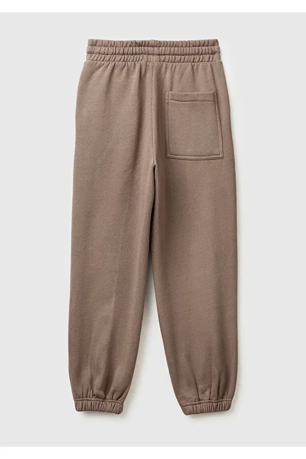 Детские спортивные штаны для мальчиков с принтом Jogger United Colors Of Benetton, Khaki Coffee — фото 2