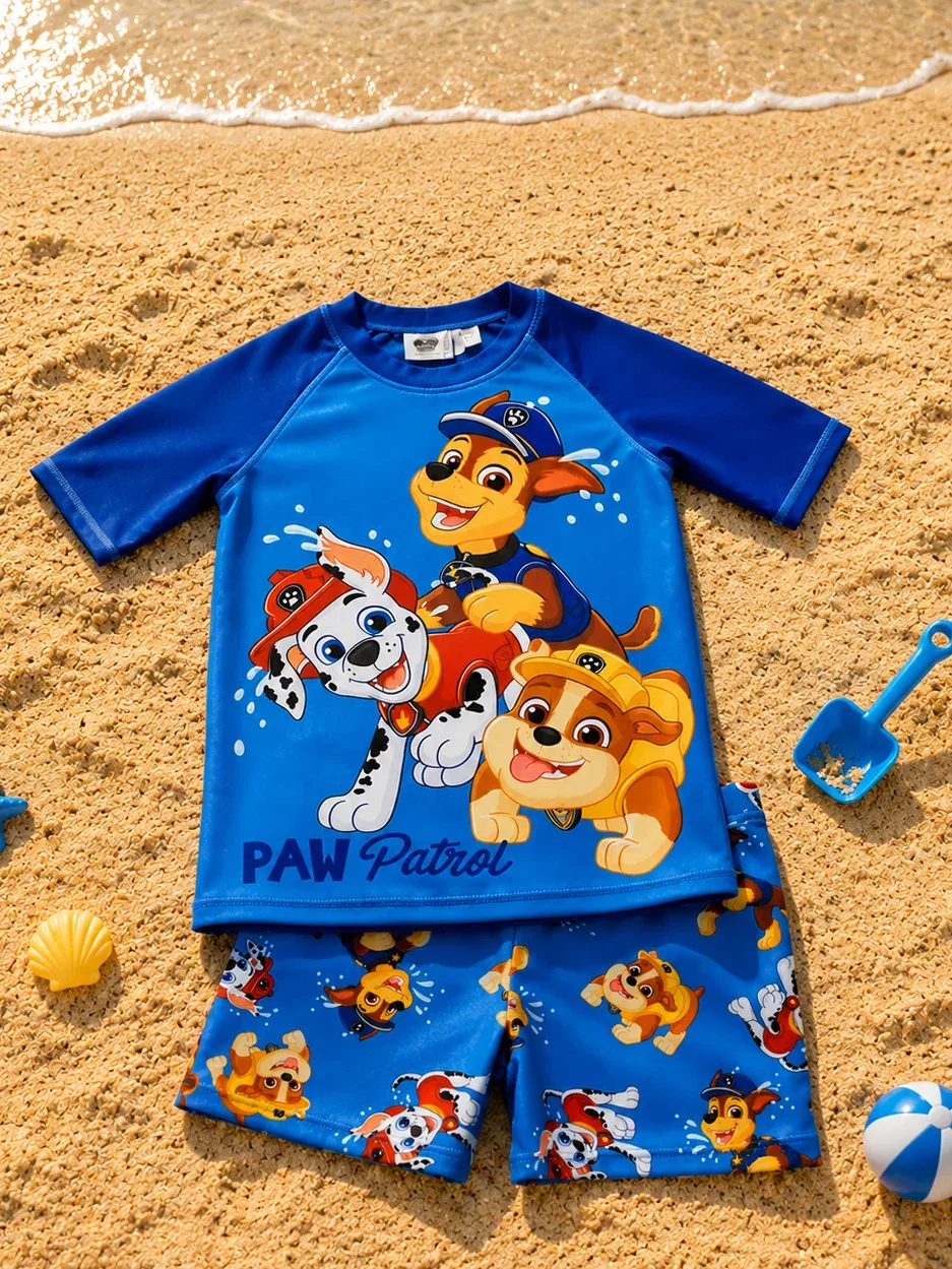 Купальный комплект с защитой от UV 30 Paw Patrol, синий — фото 2