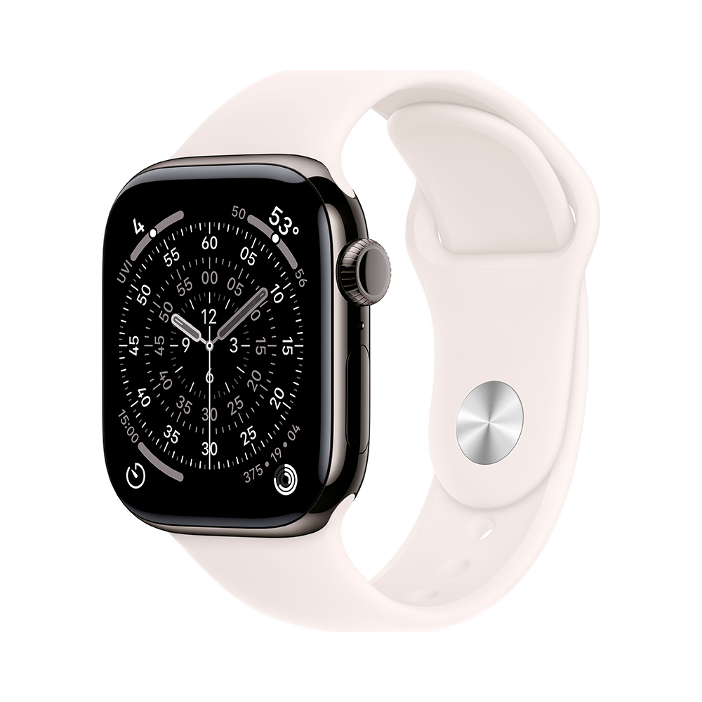 

Умные часы Apple Watch Series 11 (GPS+Cellular), 42 мм, Slate Titanium Case/Light Blush Sport Band - M/L, Серый, Умные часы Apple Watch Series 11 (GPS+Cellular), 42 мм, Slate Titanium Case/Light Blush Sport Band - M/L