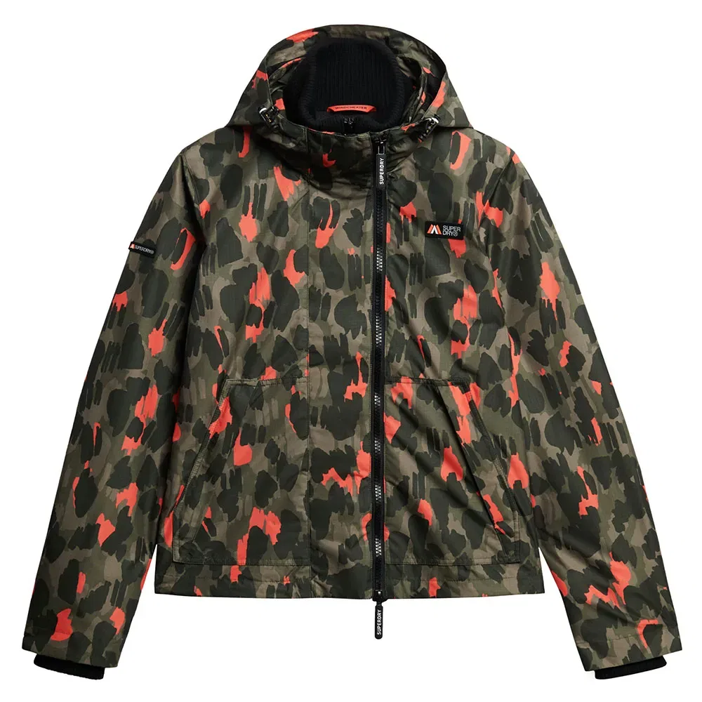 Мужская куртка-ветровка с капюшоном Mtn Windbreaker Superdry, Green — фото 3