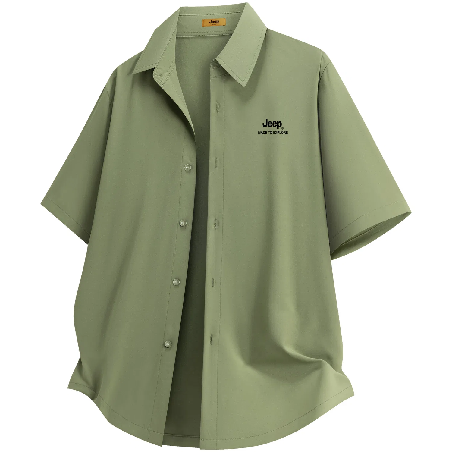 Детская рубашка с коротким рукавом Jeep Leisure Collection, Pea Green