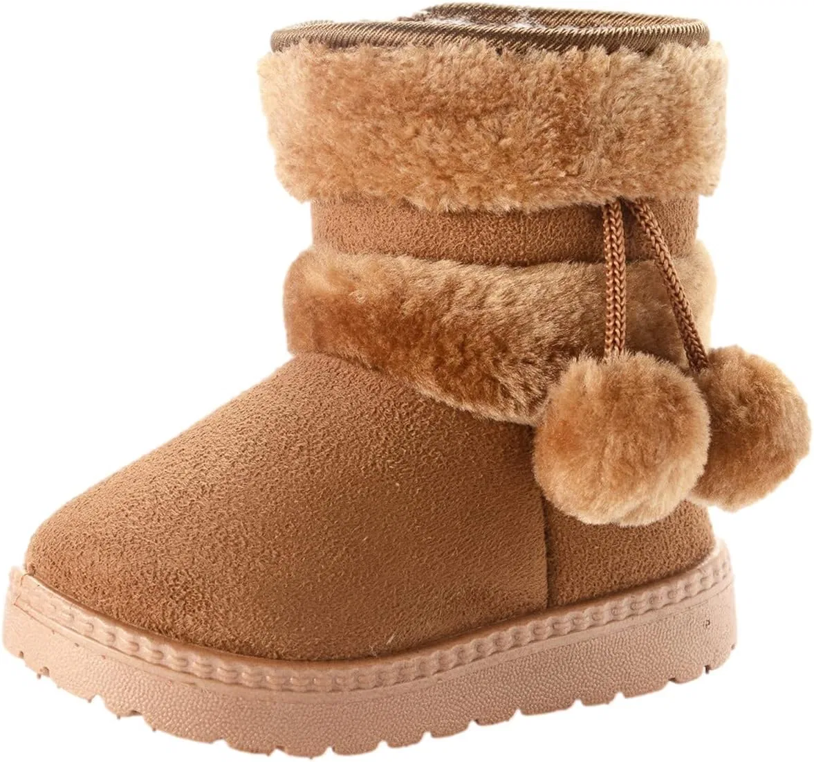 Детские зимние сапоги для девочек с флисовой подкладкой TXGMNA, Khaki