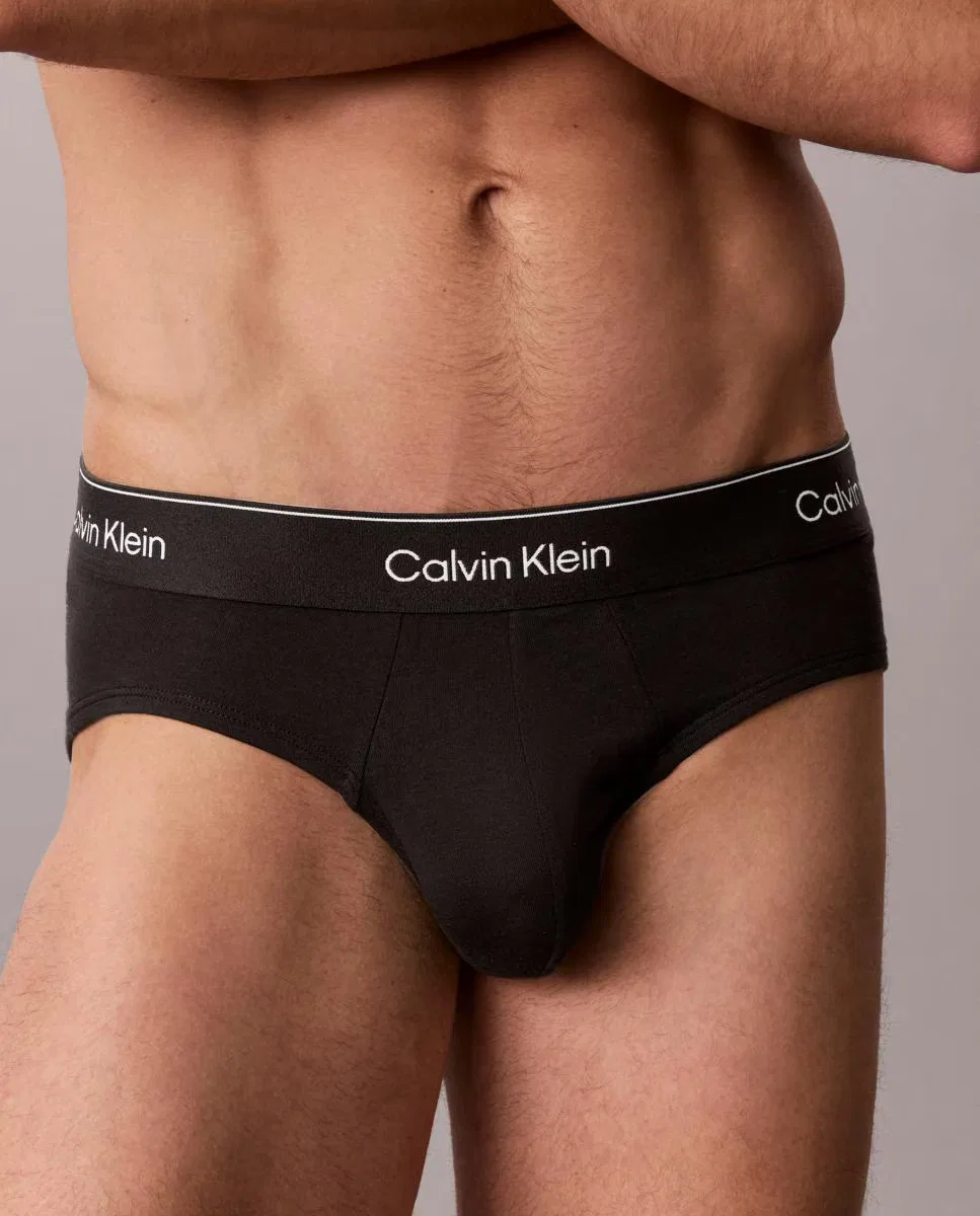 Набор из 5 трусиков - Icon Cotton Stretch - Calvin Klein - Черный — фото 4