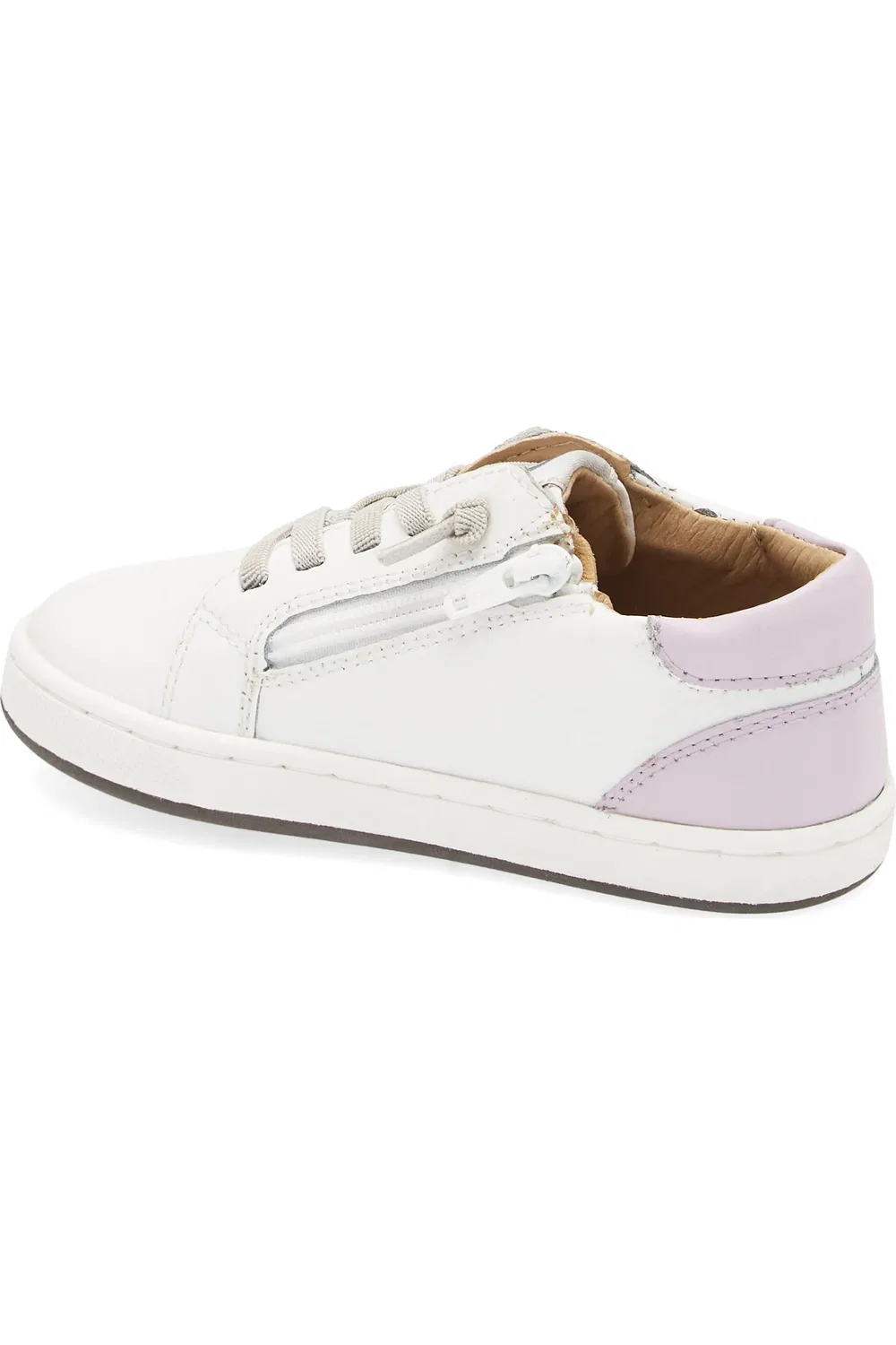 Кроссовки детские на молнии Sash Runner OLD SOLES, Snow/Lilium/Glam Pink — фото 2