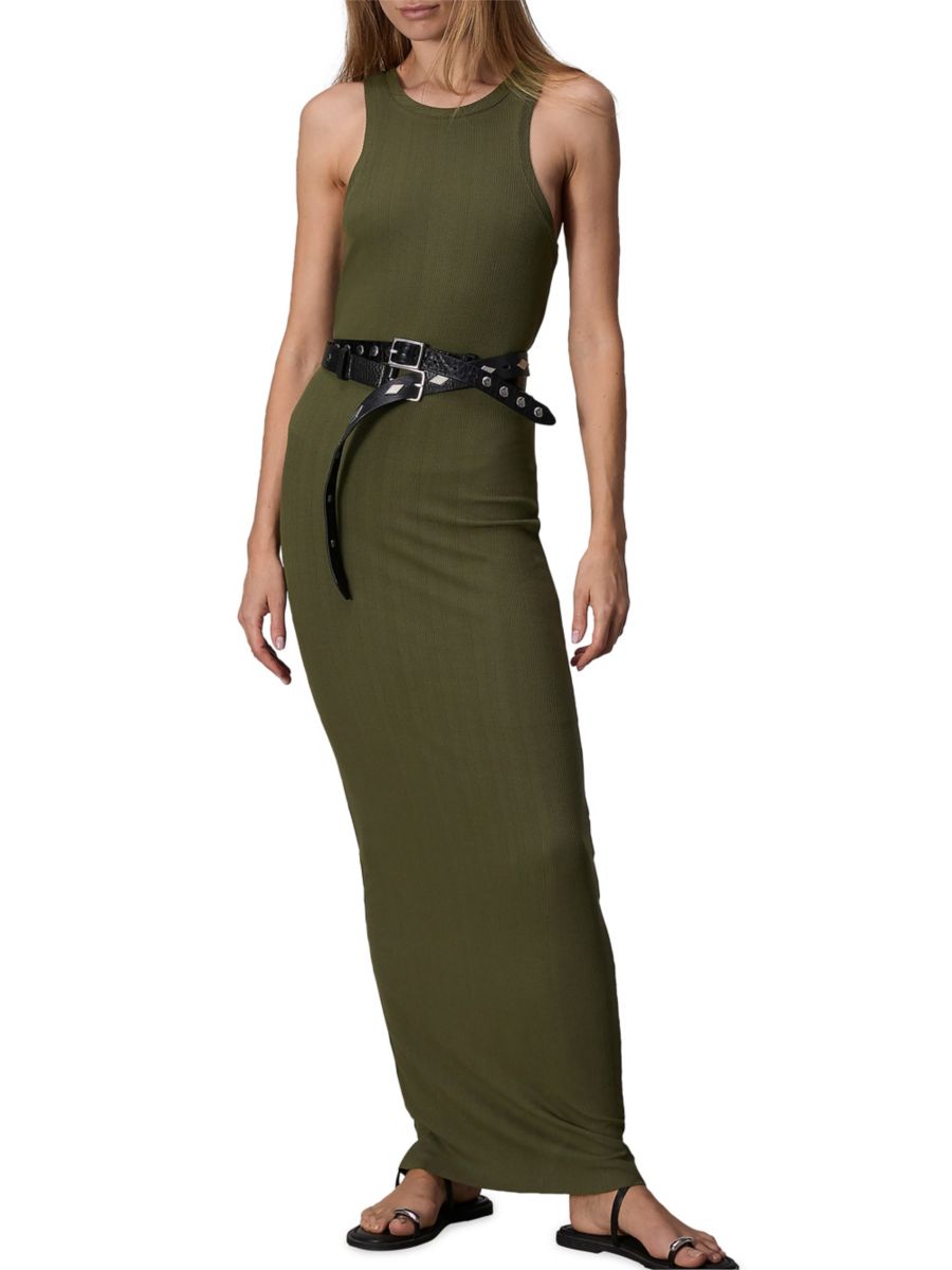 

Платье-майка Luca Rib rag & bone, цвет Dark Olive