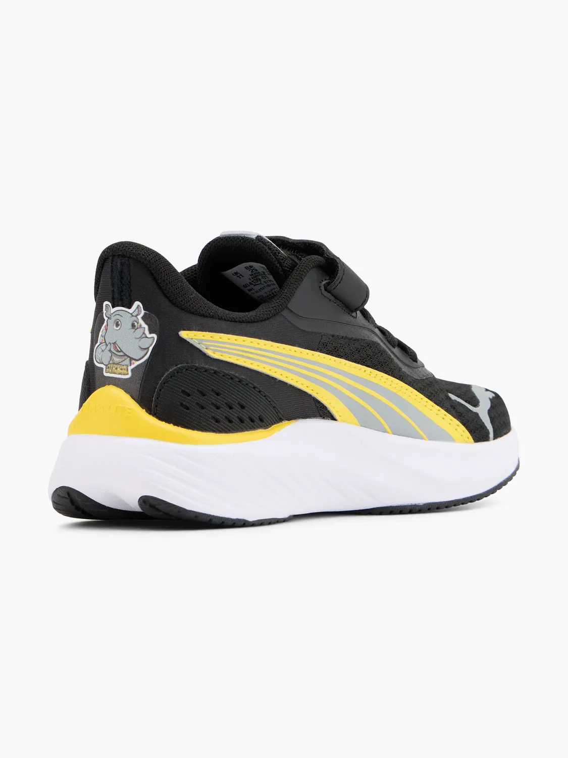 Детские кроссовки с эластичной шнуровкой PUMA, черный — фото 3