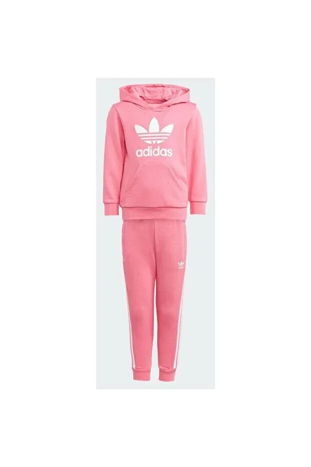 Детский спортивный костюм для девочек зауженный Adidas, Pink