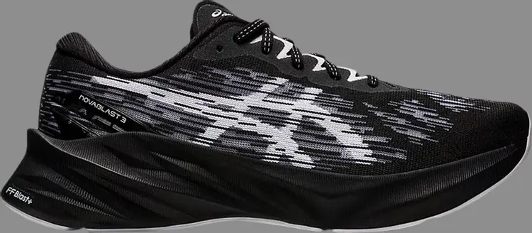 

Кроссовки novablast 3 'black white' Asics, черный