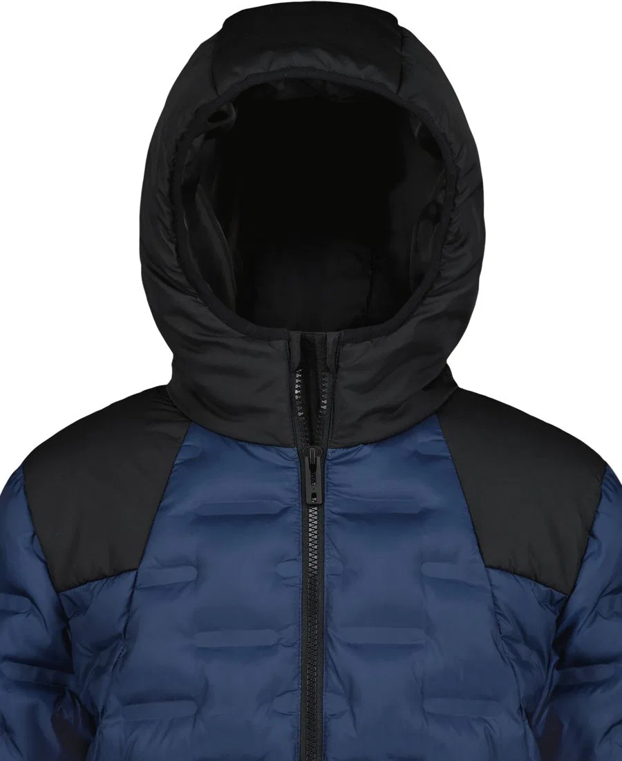 Детская куртка-пуховик с капюшоном, длинным рукавом, на молнии, Solid Blue Under Armour, Navy — фото 4