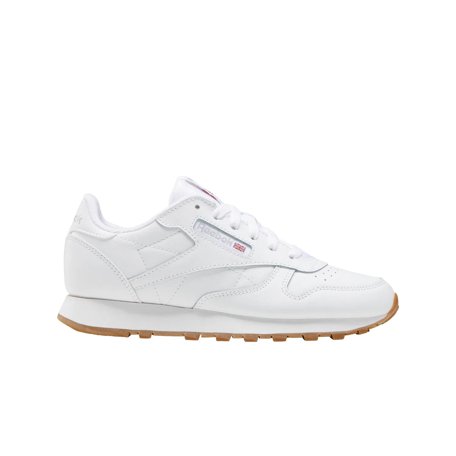 Детские кроссовки из гладкой кожи Reebok Classic Leather, Weiss