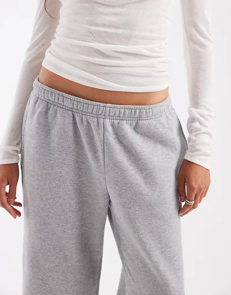 Спортивные брюки Nike Studio Fleece средней плотности свободного кроя, серый — фото 4