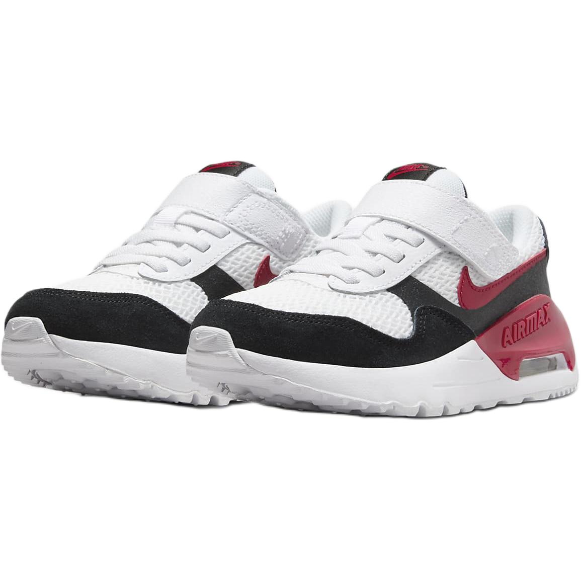 Nike Кроссовки Air Max SYSTM Abrasion Resistant низкие детские повседневные черно-белые для детей 3-7 лет — фото 4